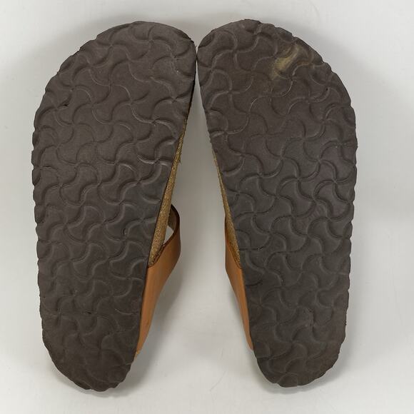 Birkenstock Gizeh Sandals Womens Size 39 US 8-8.5 Ginger Brown Flip Flops - Picture 7 of 9